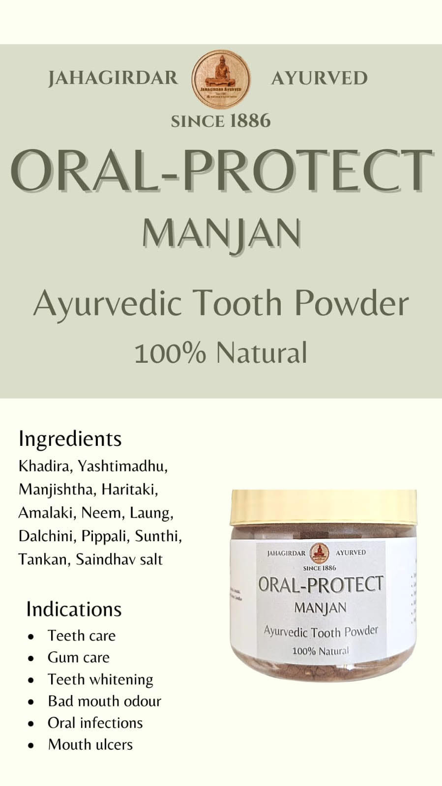 Oral protect Tooth powder